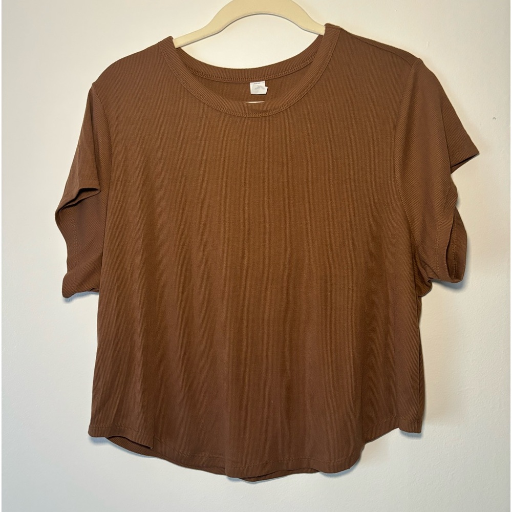 Old Navy Chocolate Brown Short Sleeve Tee